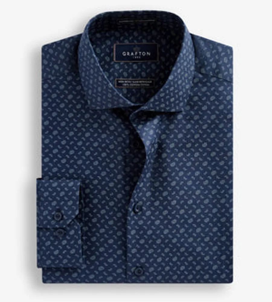 Modern Fit Paisley Dress Shirt