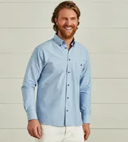 Modern Fit Long Sleeve Oxford Sport Shirt