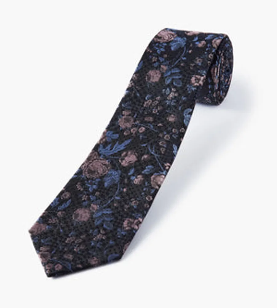 Floral Pattern Tie