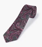 Paisley Plaid Pattern Tie