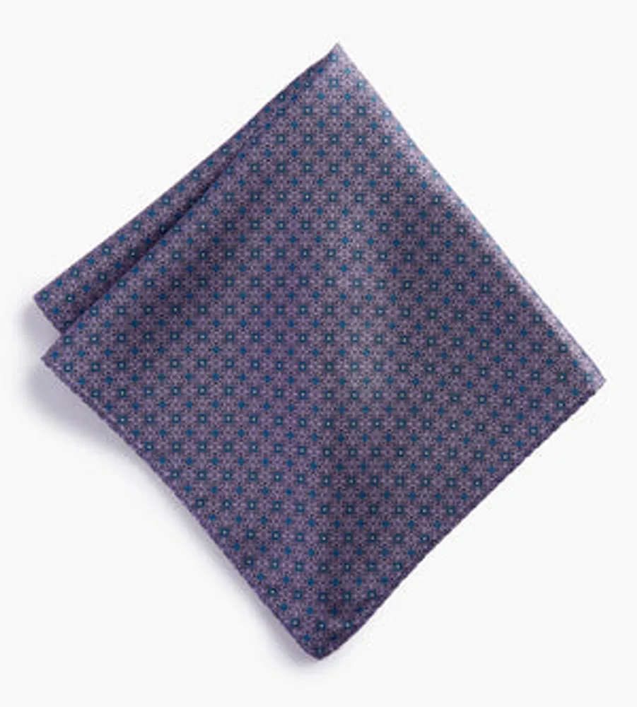 Micro Arabesque Pocket Square