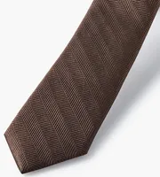 Herringbone Solid Tie