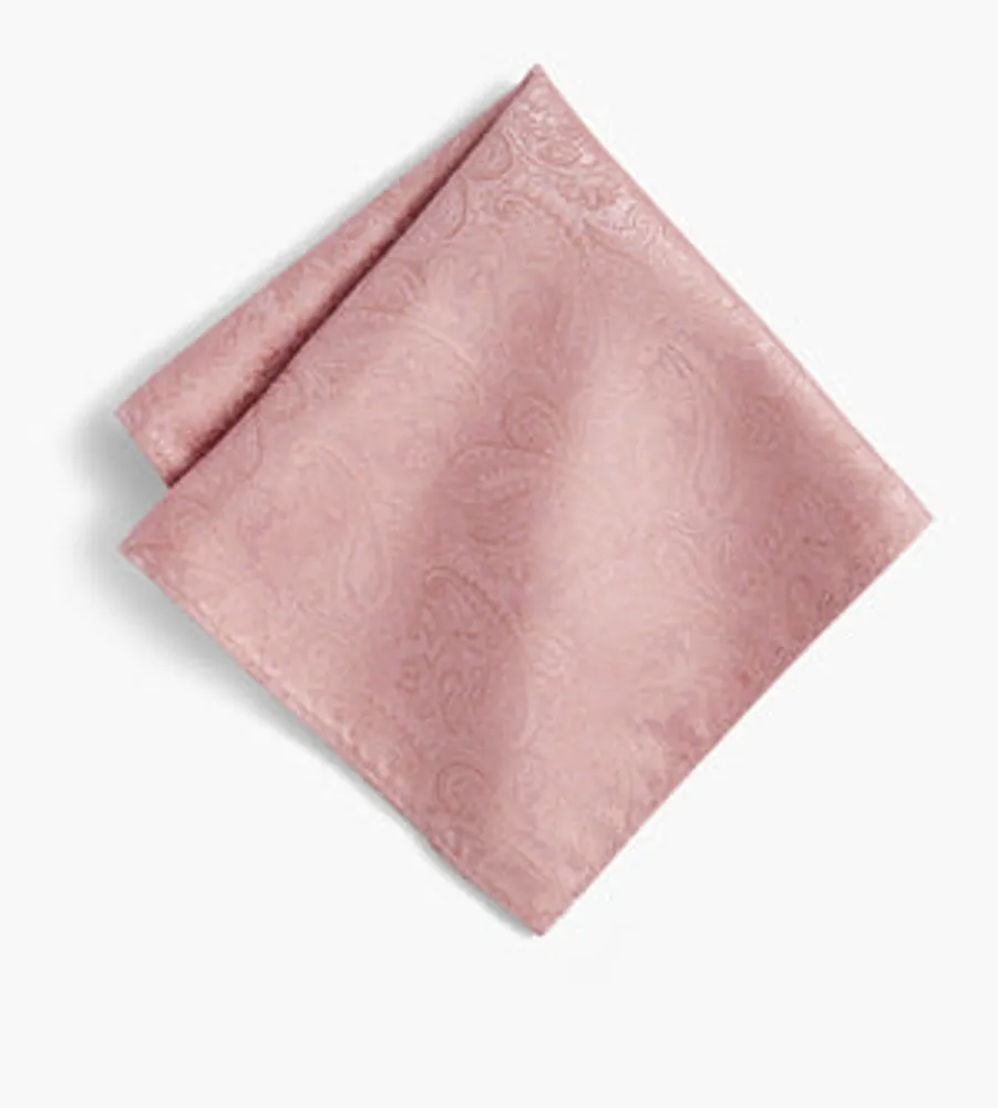 Tonal Paisley Pocket Square