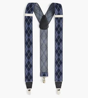 Diamond Pattern Suspenders