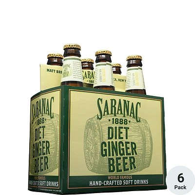 Saranac Soda Diet Ginger Beer