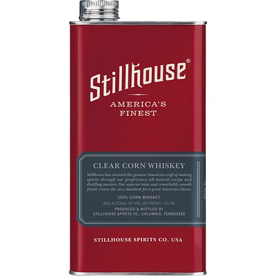 Stillhouse Clear Corn Whiskey