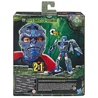 Transformers Toys Transformers: Rise of the Beasts Movie Optimus Primal 2-in-1 Converting Mask, 9-inch