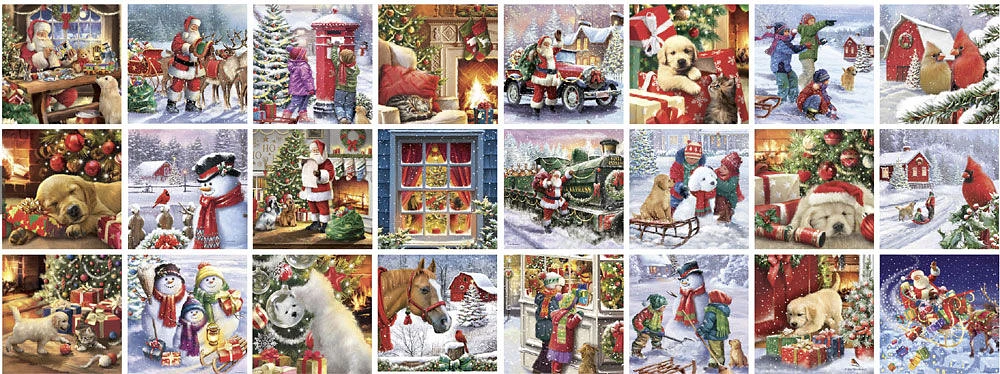 Eurographics Classic Christmas Calendrier De L'Avent 1200 Pc