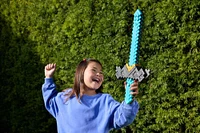 Minecraft Click and Switch Sword and Pickaxe Role-Play 2-in-1 Toy Inspired by the Movie