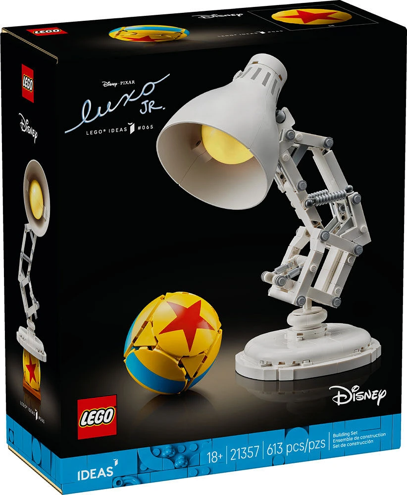 LEGO Ideas Disney Pixar Luxo Jr. Room Decor - Collectible Building Set for Adults 18+ - 21357