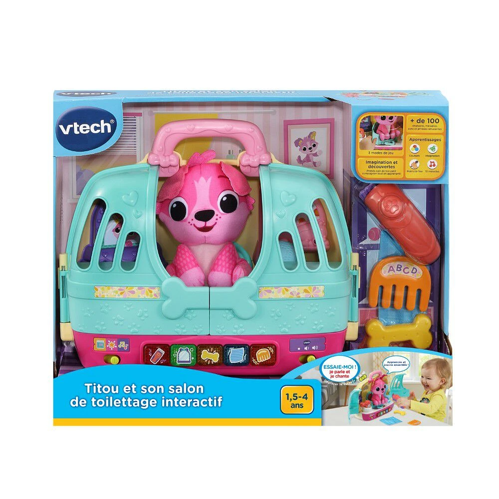 VTech Glam & Go Puppy Salon - French Edition
