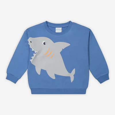 Rococo Long Sleeve Sweatshirt Shark Blue