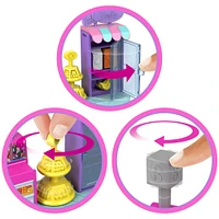Barbie Mini BarbieLand Collectible Supermarket Playset with 1.5-inch Barbie Doll, Interactive Play Areas for Storytelling Fun