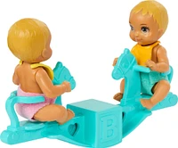 Barbie Skipper Babysitter Doll with Twin Nursery Playset & Accessories