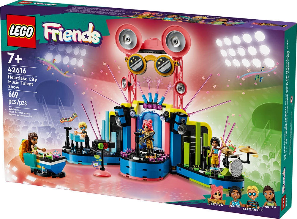 Jouet LEGO Friends Le spectacle de talents musicaux de Heartlake City 42616