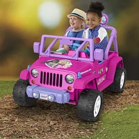 Power Wheels - Véhicule porteur Jeep Wrangler Barbie