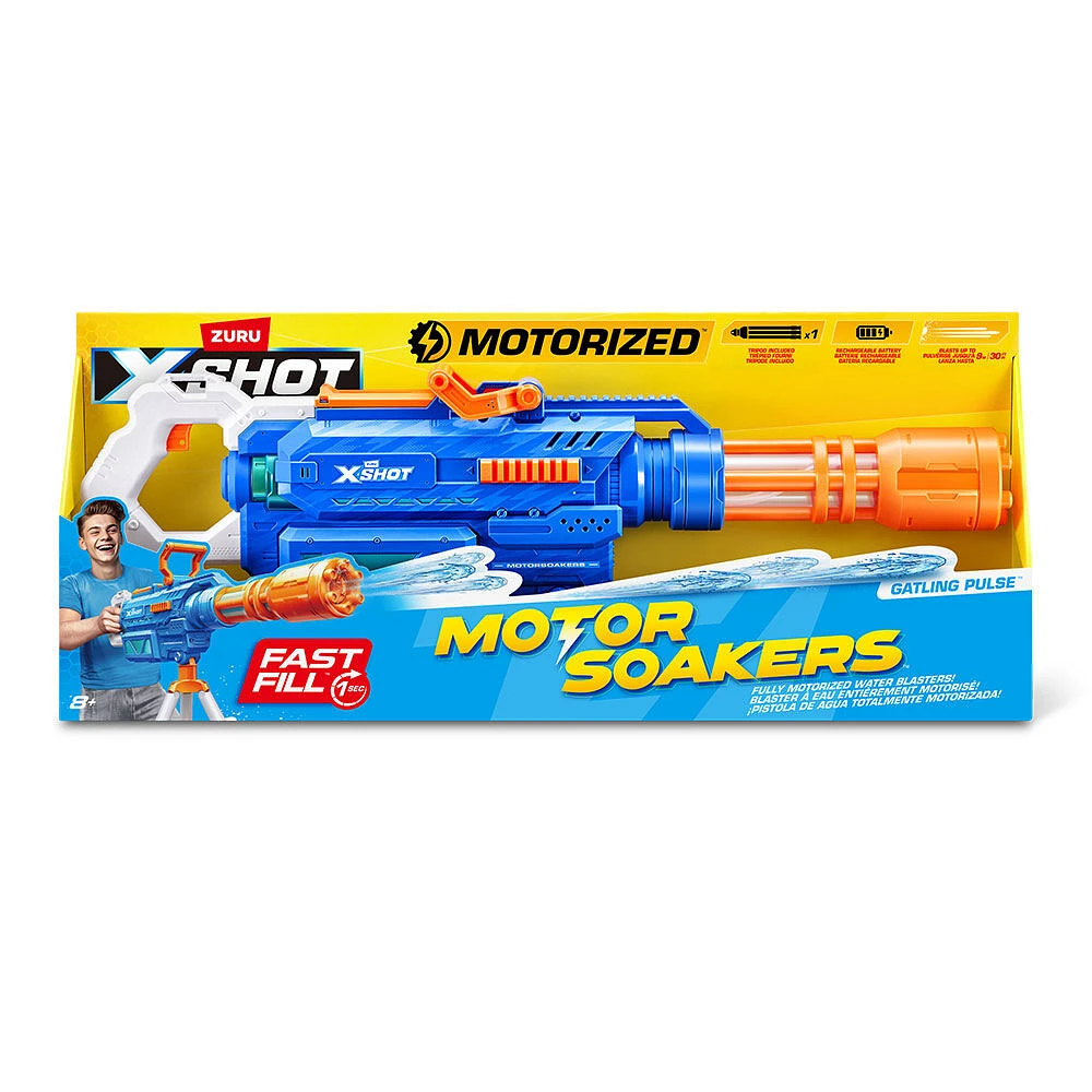 XSHOT Water Gatling Motor Soaker by ZURU.