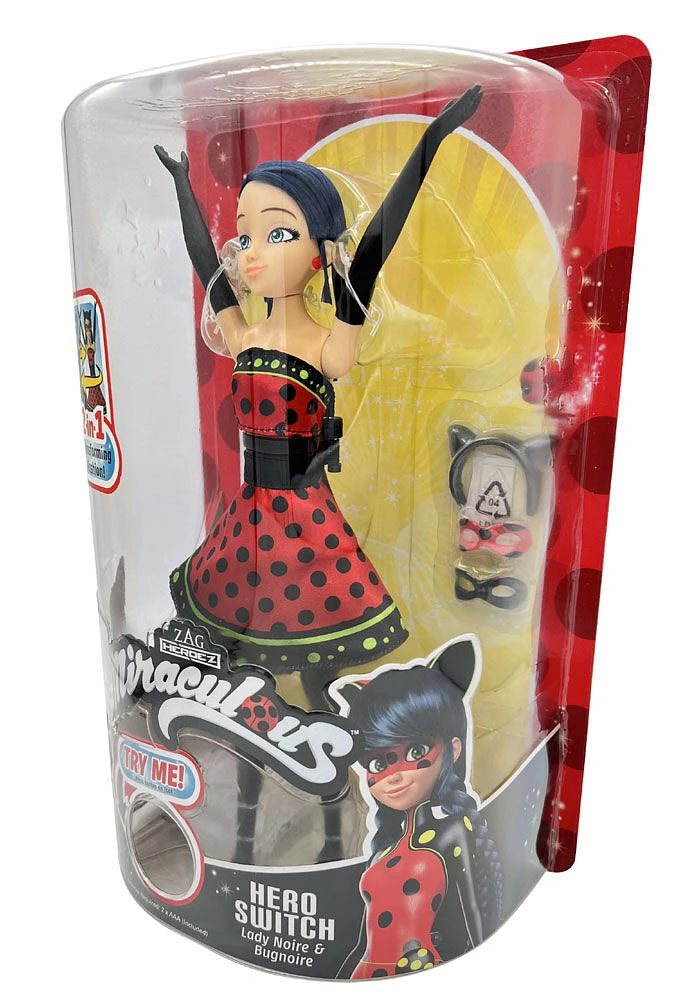 Miraculous Hero Switch Ladybug Fashion Doll