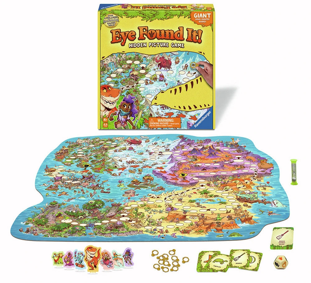Eye Found It! Dino Island Board Game - Édition anglaise