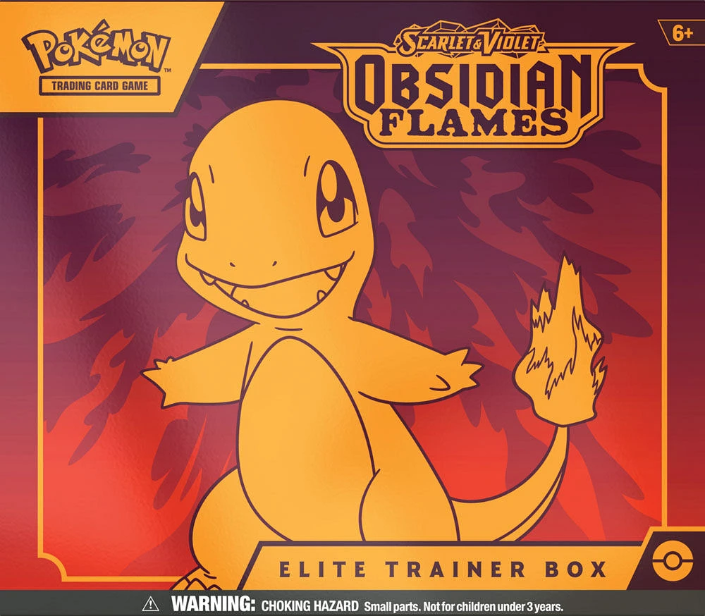 Coffret Dresseur d'Élite Pokémon Écarlate et Violet " Flammes Obsidiennes " - Édition anglaise