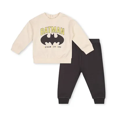 Batman Jogger Set Beige 12-18M