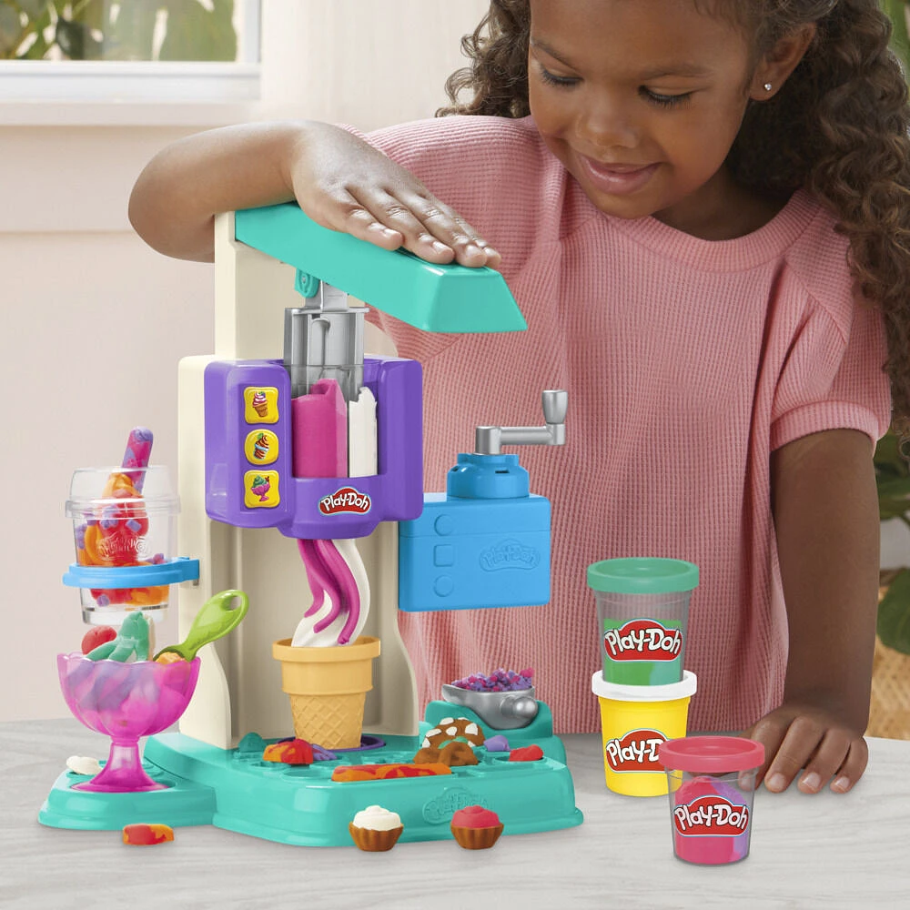 Play-Doh Rainbow Swirl Ice Cream Playset