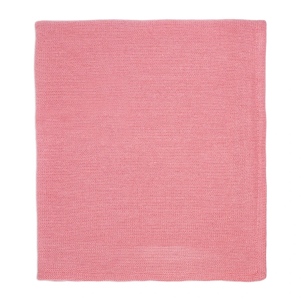 Amor Bebe Pink Rose Sweater Knit Mink Blanket