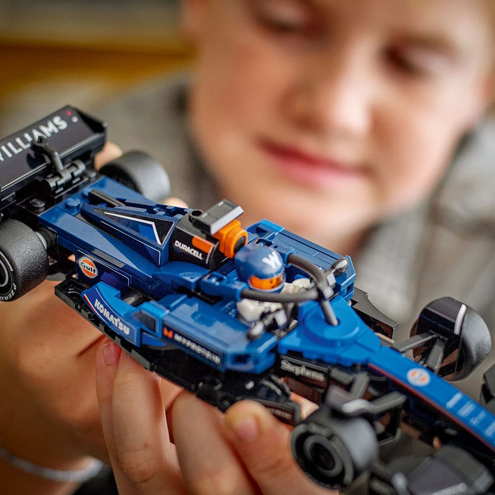 LEGO Speed Champions Voiture de course Williams Racing FW46 F1 , Ensemble de véhicule et de pilote 77249