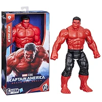 Marvel Studios Captain America Brave New World, Titan Hero Series Deluxe Red Hulk Action Figure