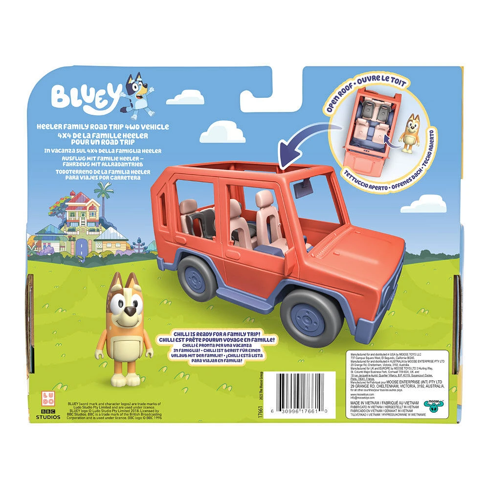Bluey Heeler Family Road Trip 4WD Vehicle