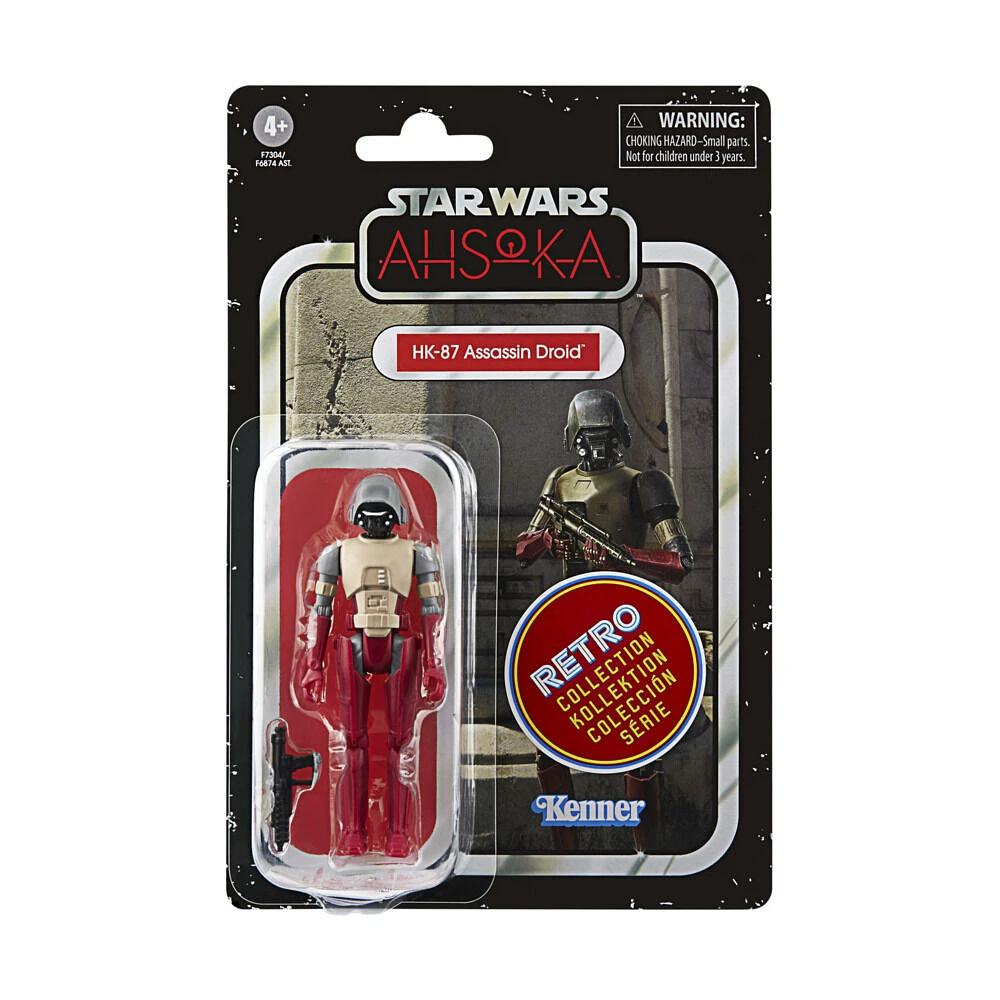 Star Wars Retro Collection, figurine de collection droïde assassin HK-87 de 9,5 cm, Star Wars : Ahsoka