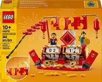 LEGO Le calendrier du Festival Cadeau pour les fêtes, Ensemble de construction du Nouvel An lunaire pour enfants 40678