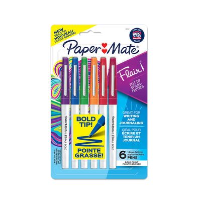 Papermate® Flair Creative (Bold) Pen - 6 Count