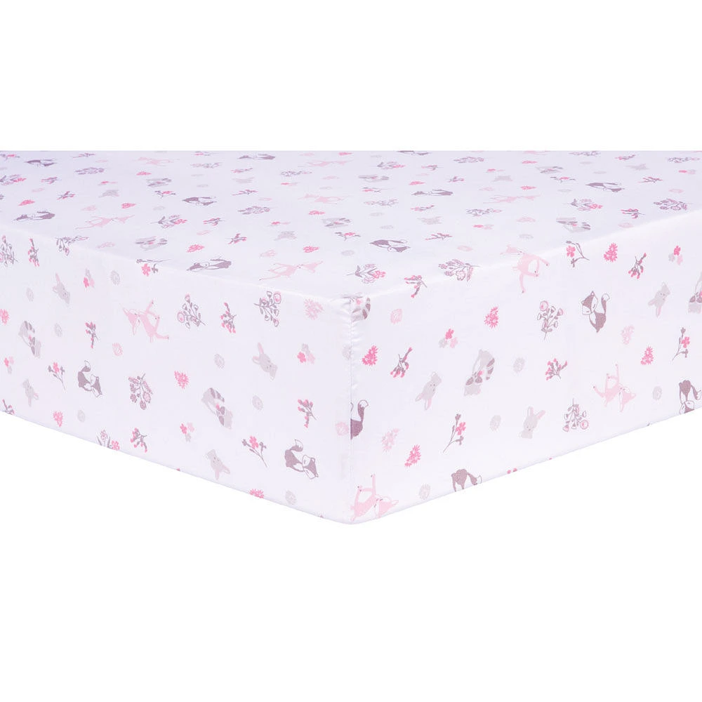 Sammy and Lou Sweet Forest Friends 4 Piece Crib Bedding Set