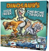 Dinosaurs Hide & Seek - French Edition