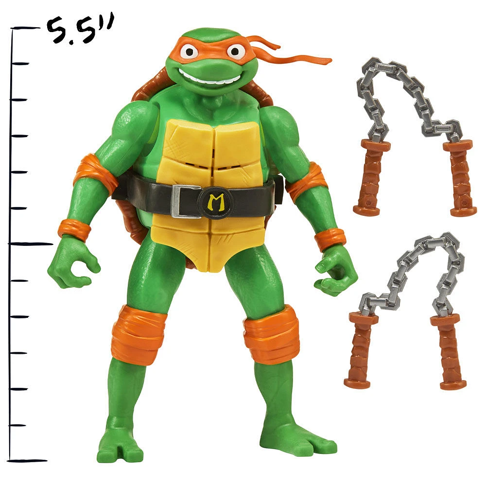 Les Tortues Ninja Mutantes: Mutant Mayhem Figurine Michelangelo Deluxe Ninja Shouts