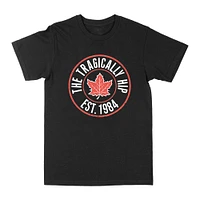 The Tragically Hip-Maple Leaf- Black T-Shirt