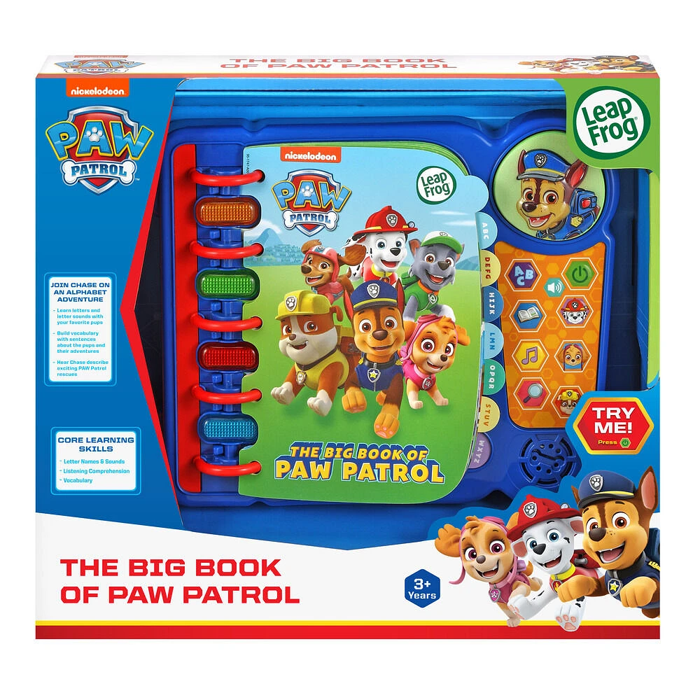 LeapFrog PAW Patrol: Pat Patrouille - Mon livre-jeu Mission Alphabet