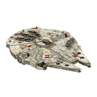 4D Build, Star Wars Millennium Falcon 3D Paper Model Kit, 216 Piece Paper Model Kit