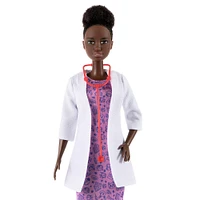 Barbie Vétérinaire et Accessoires avec Poupée Brune