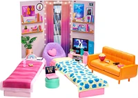 Barbie: Big City, Big Dreams Dorm Room Playset with Furniture and Accessories