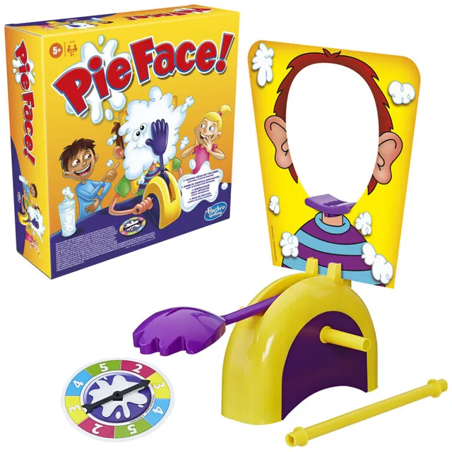 perfrom Pie Face Game for Kids Adults,Pie Cream in the Face Toys