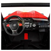 KidsVip 24V Enfants et Tout-Petits UTV Viper 4x4 Voiture Eléctrique avec Commande à Distance - Rouge - Édition anglaise