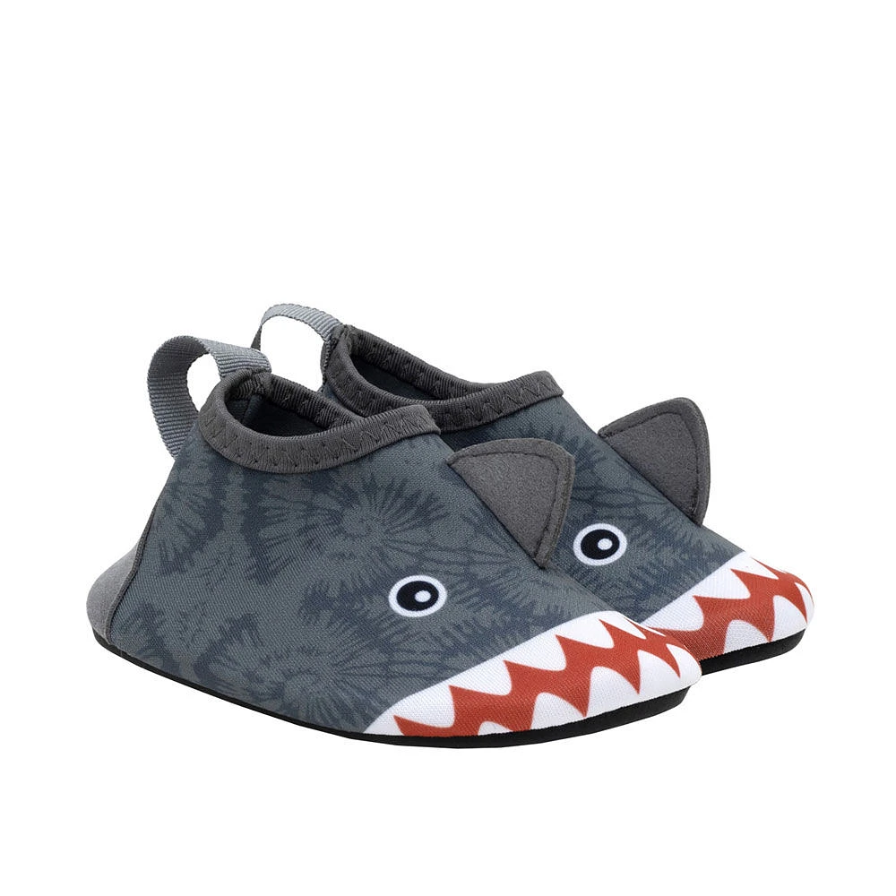 Robeez - Aqua Shoes - Shibori Shark - Grey - 7 (2Y)