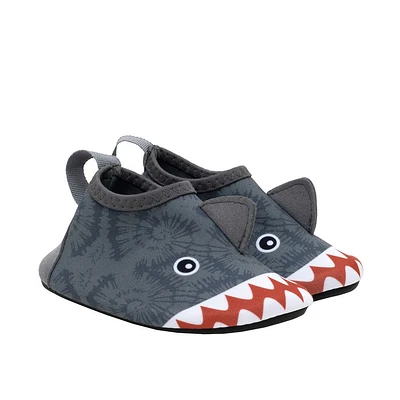 Robeez - Aqua Shoes - Shibori Shark - Grey - 7 (2Y)