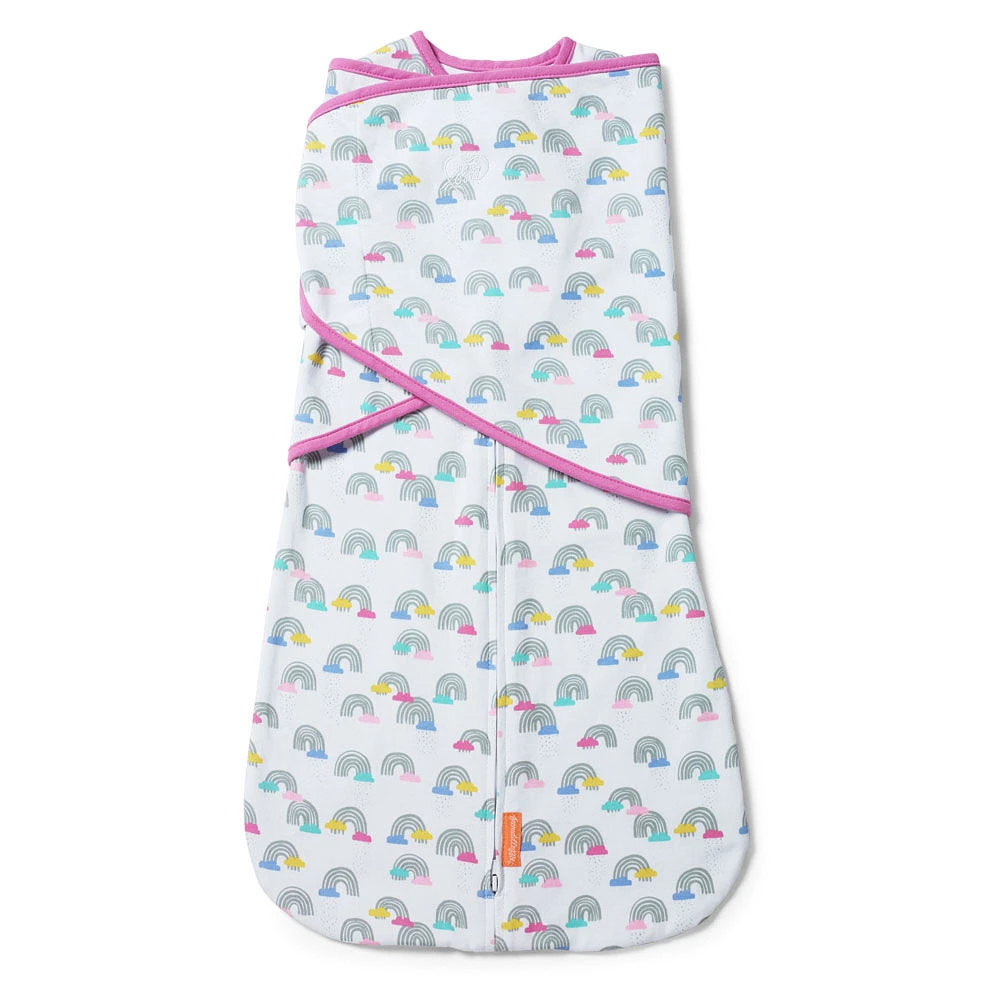 SwaddleMe Arms Free 1PK Couverture-sac transformable AVERSES D'ARCS-EN-CIEL ÉTAPE 2