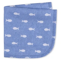 Koala Baby - Blue Knit Washcloth - 8 Pack