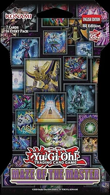 Booster et protège-cartes Maître du Labyrinthe Yu-Gi-Oh! - Édition anglaise