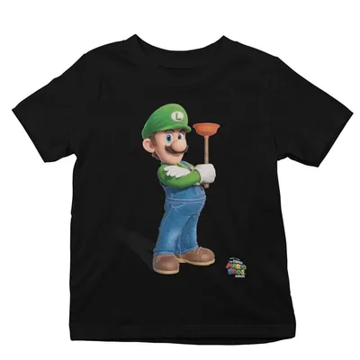 Short Sleeve Mario T-Shirt Black