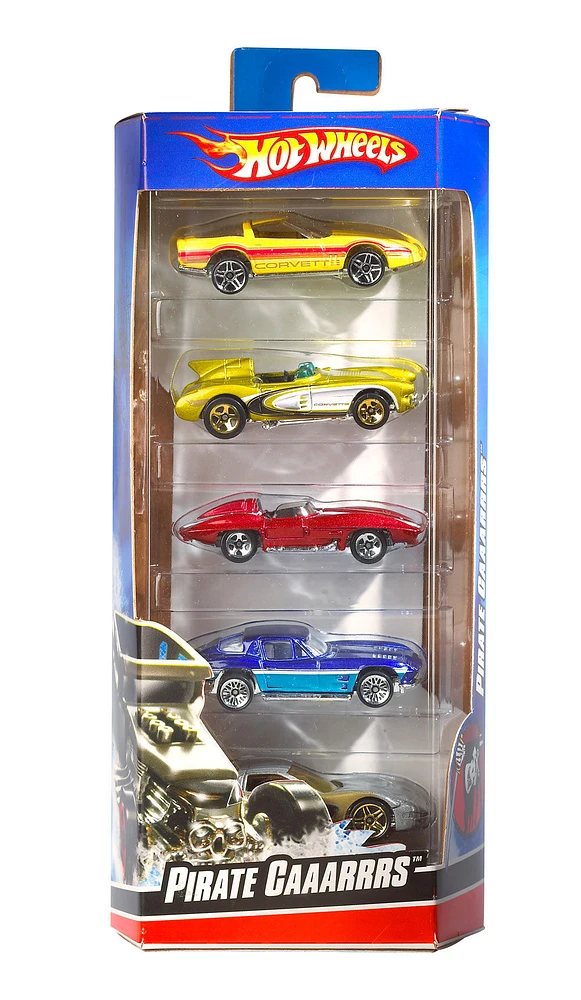 Hot Wheels - Coffret de 5 véhicules - Les styles peuvent varier